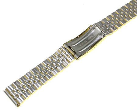 Bransoleta stalowa do zegarka 20 mm STD110.20 złota