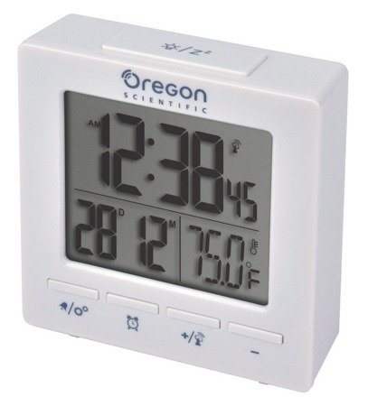 Budzik Oregon RM511-WH Alarm Termometr DCF77