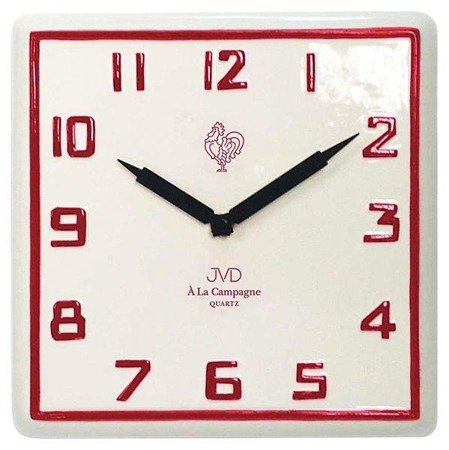 Zegar ścienny JVD TS2618.3 25x25 cm Ceramiczny Campagne
