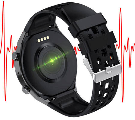 Zegarek SmartWatch pulsoksymetr Rubicon RNCE68 czarny BT Call