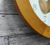 Drewniany zegar ścienny z misiem Atrix ATW300M1 CAL SW 30 cm